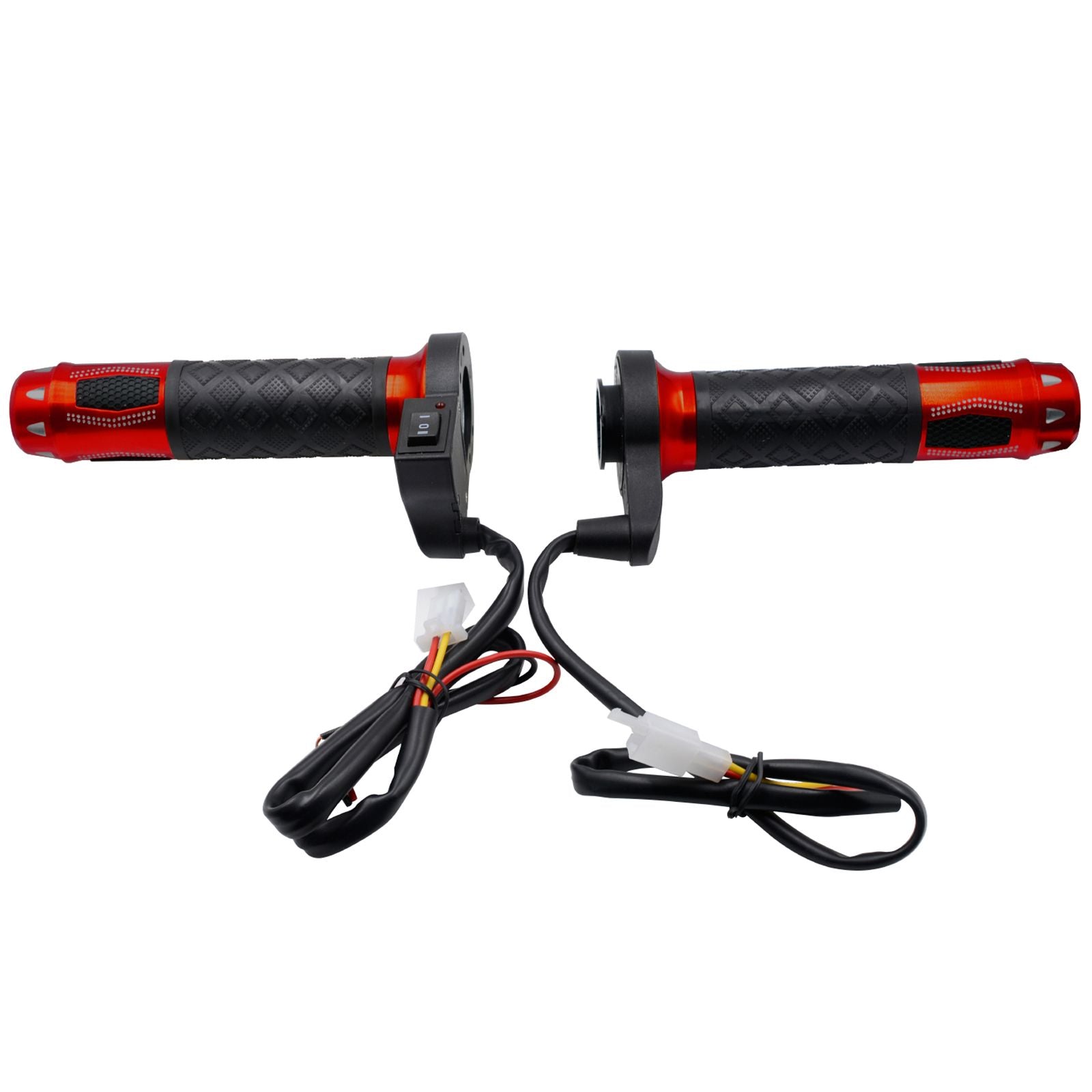 Universal 12V Heated Grips Cnc Handlebar Warm Heater 7/8" For Motorcycle Gold