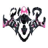 Amotopart 2018-2024 Kawasaki EX400 Ninja400 Black&Pink Fairing Kit