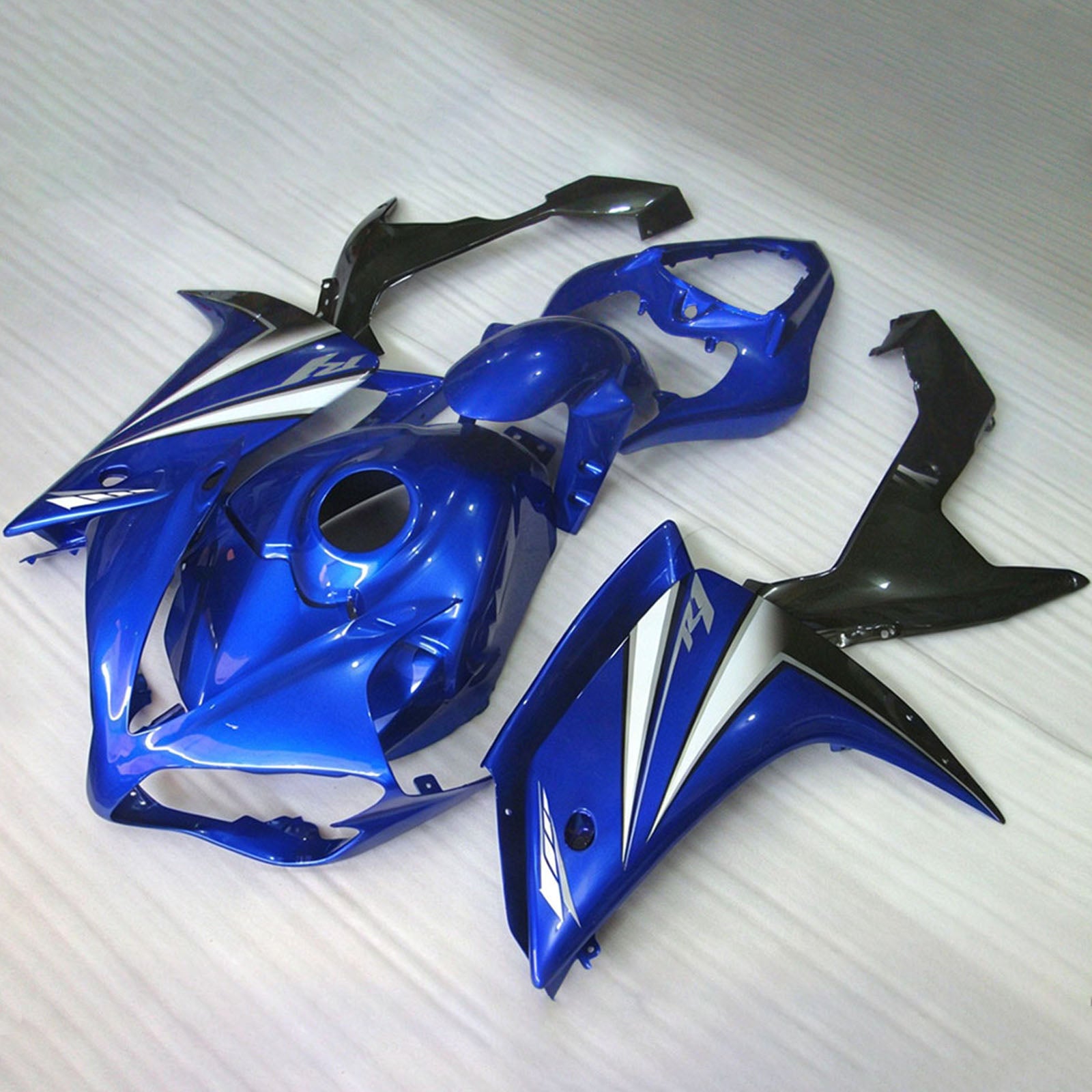 Amotopart 2007-2008 Yamaha YZF 1000 R1 Blue Fairing Kit