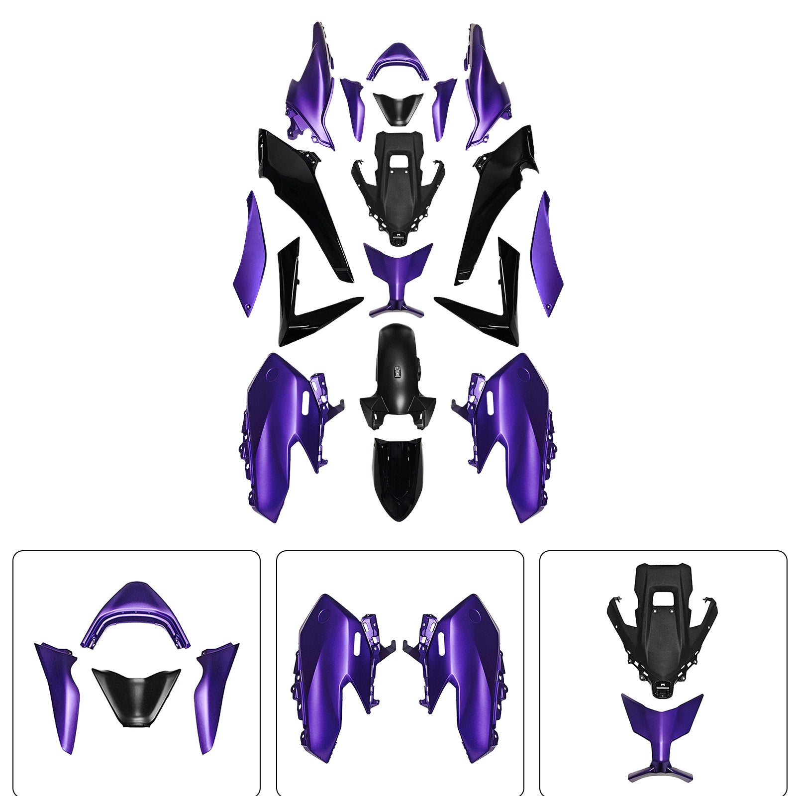 Amotopart 2025-2026 Yamaha TMAX560 Fairing Kit Collection