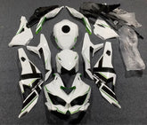 Amotopart 2019-2024 Kawasaki Ninja ZX25R ZX4R ZX4RR Glossy Black White Fairing Kit