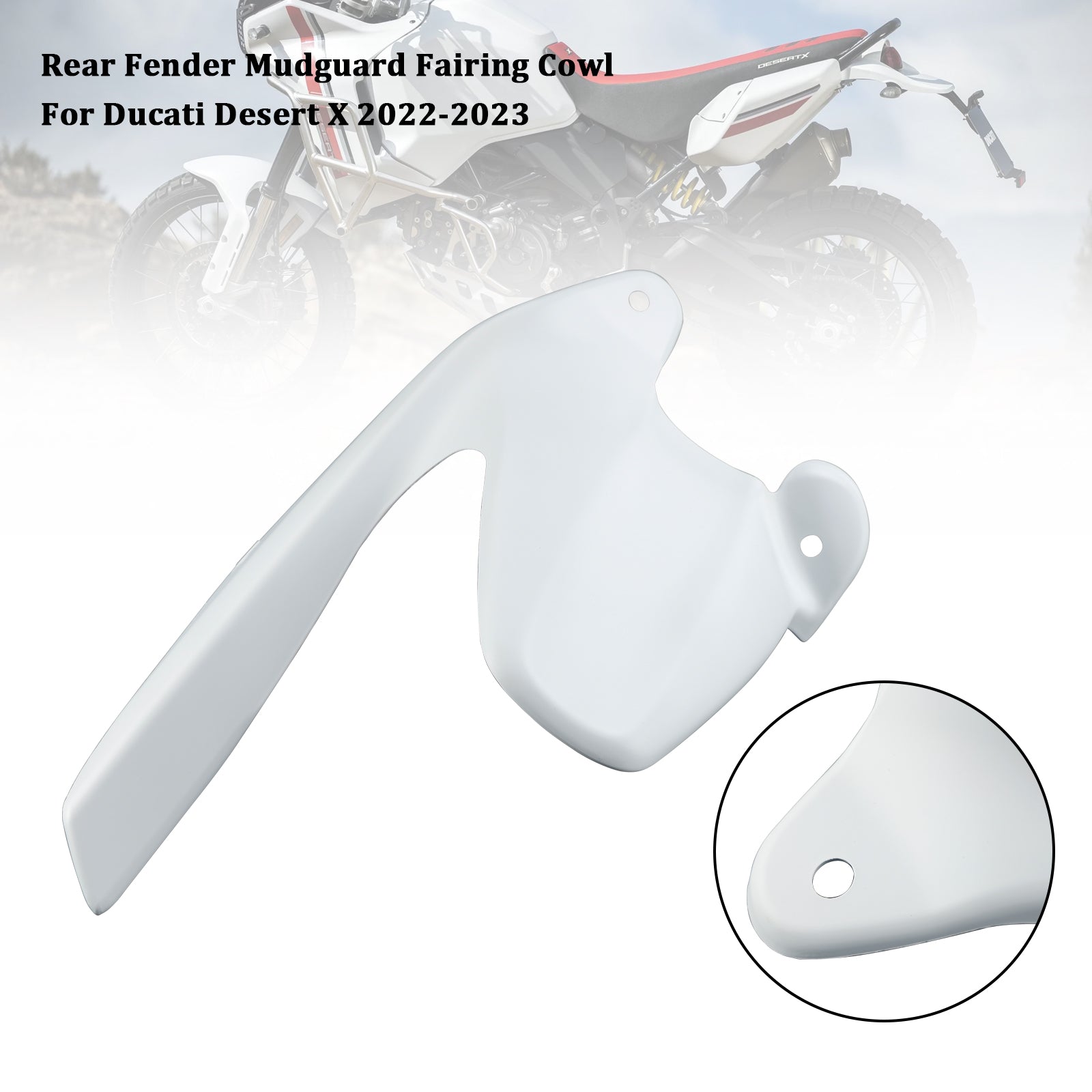 22-23 Ducati Desert X Rear Fender Mudguard Fairing Cowl