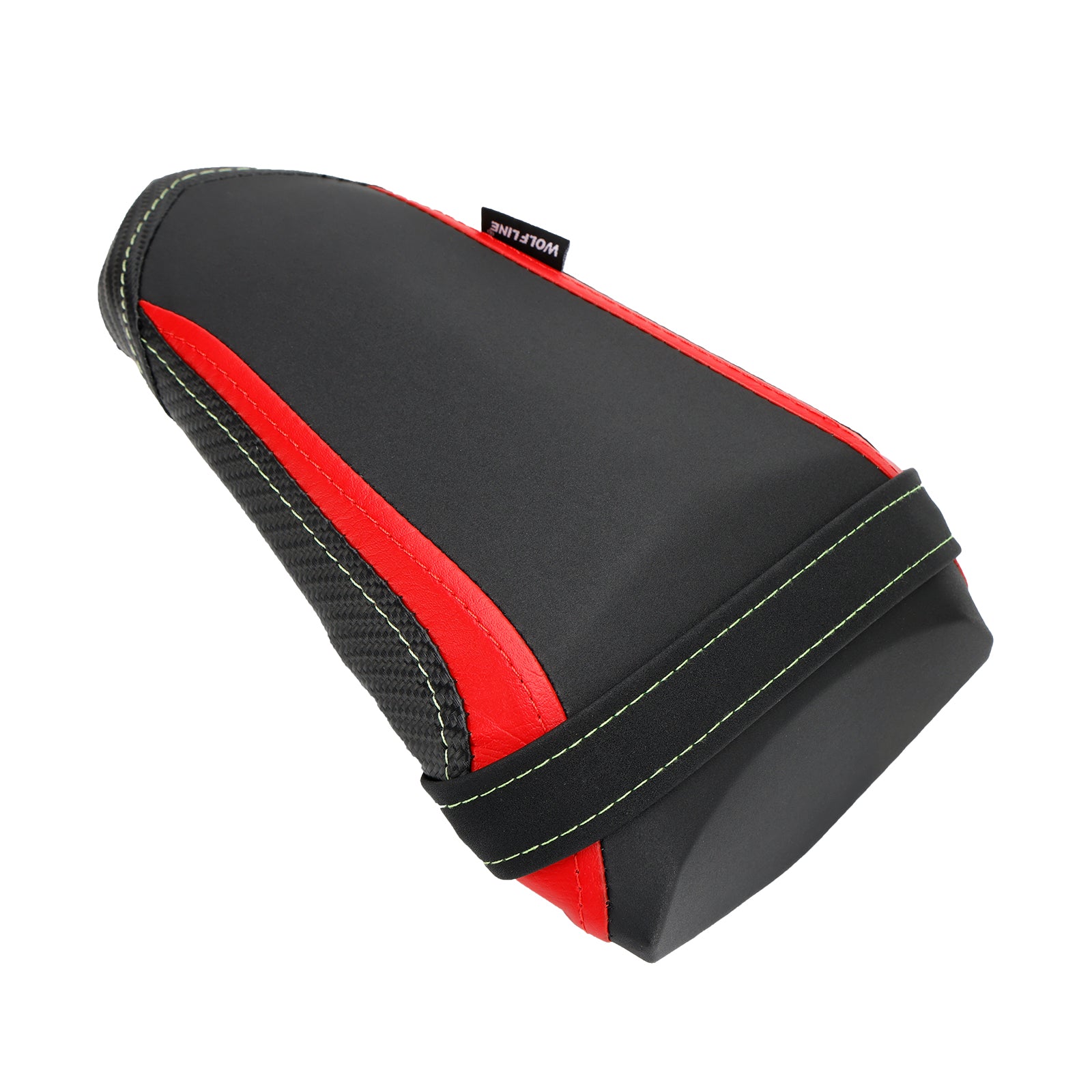 Cojín Del Asiento Del Pasajero Trasero Pu Pillion Plano Para Yamaha Yzf-R7 21-22 Yzf-R1 Rojo