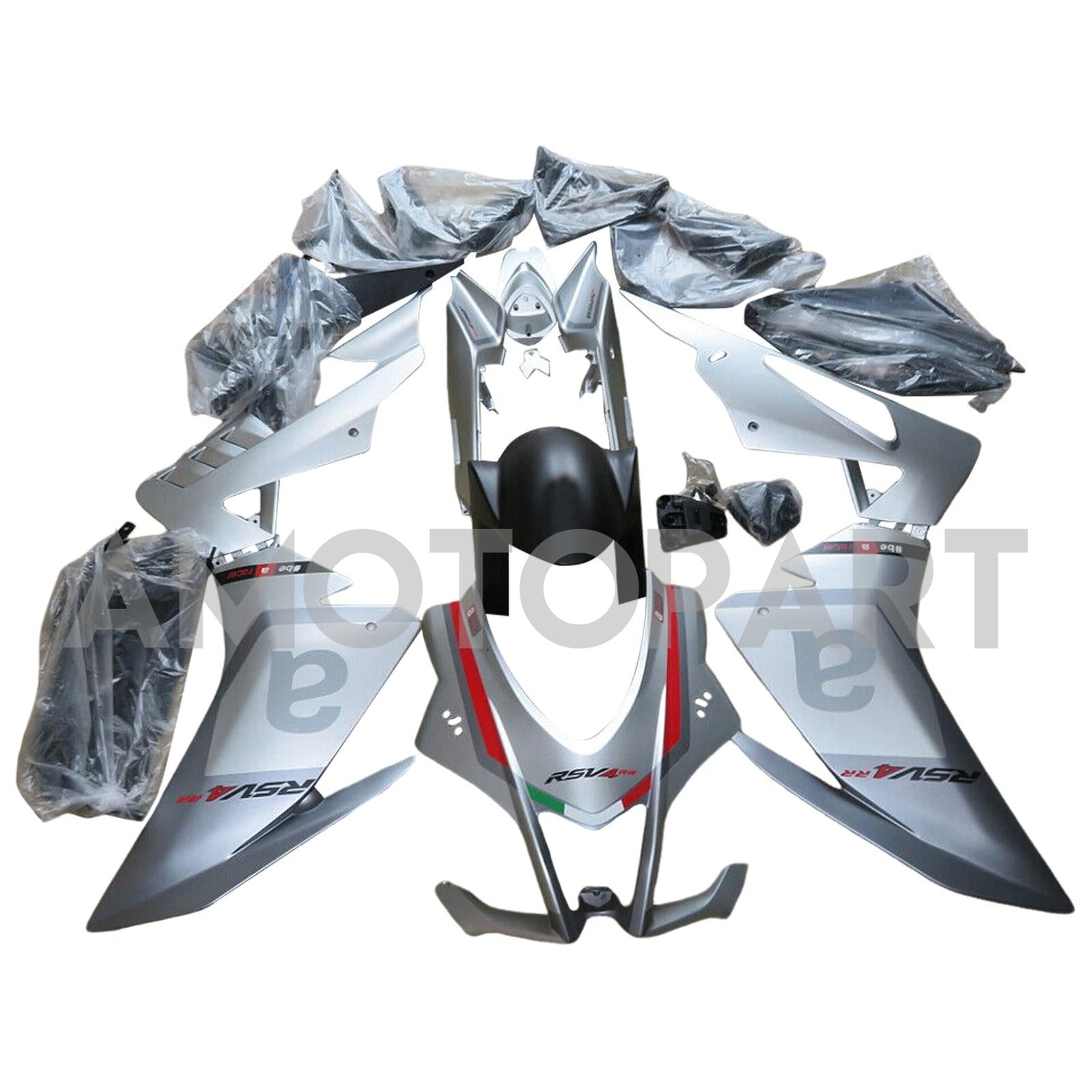Amotopart Aprilia 2016-2020 RSV4 1000 Matte Grey Fairing Kit