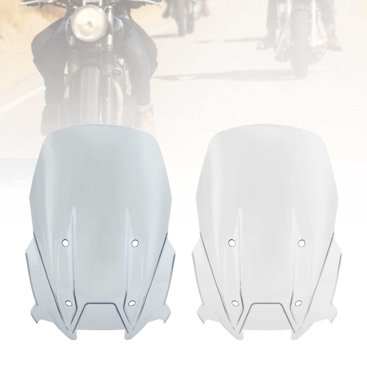 ABS-Motorrad-Windschutzscheibe, passend für Aprilia Tuareg 660 2022