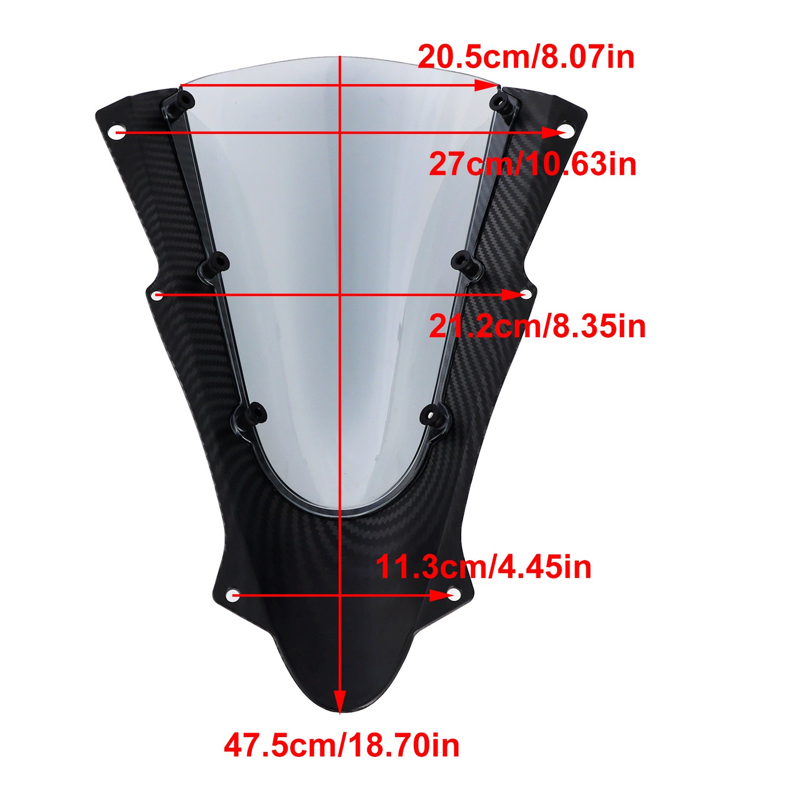 Parabrezza per Kawasaki ZX-4R ZX-4RR 2023