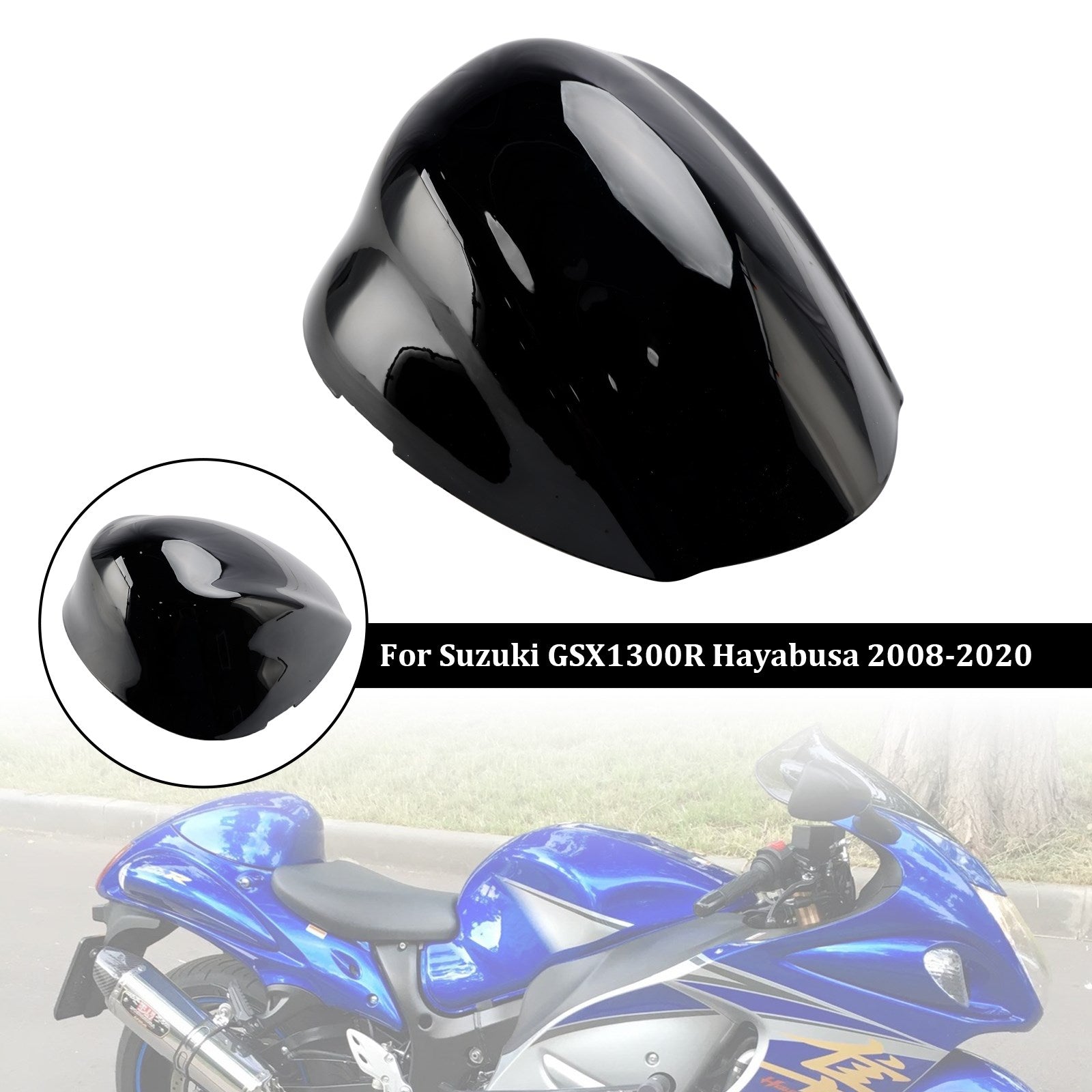 08-20 Suzuki GSX1300R GSX-R1300 Hayabusa Housse de carénage de siège arrière