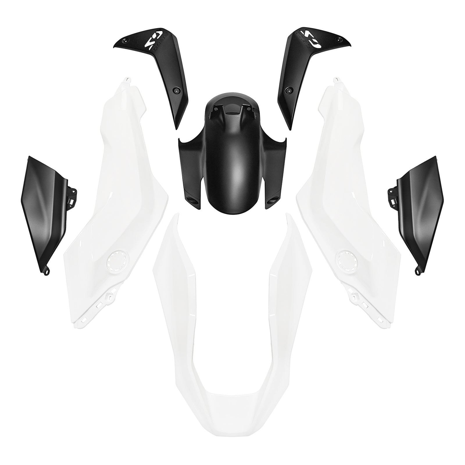 Amotopart 2024-2025 BMW R1300GS 
 White Black Fairing Kit