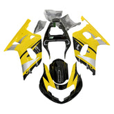 Amotopart Suzuki 01-03 GSXR600 & 00-03 GSXR750 Yellow Black Style3 Fairing Kit