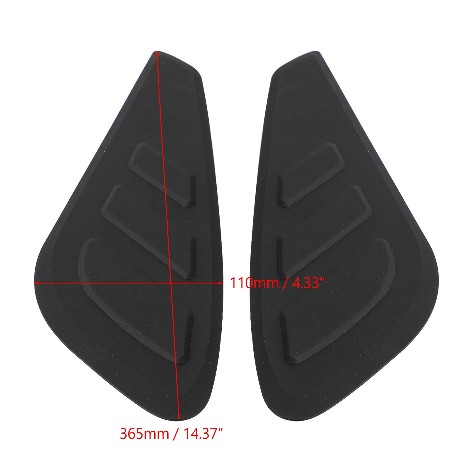 21 22 Pan America 1250 Ra1250 Gas Tank Knee Pads Rubber Grip Black