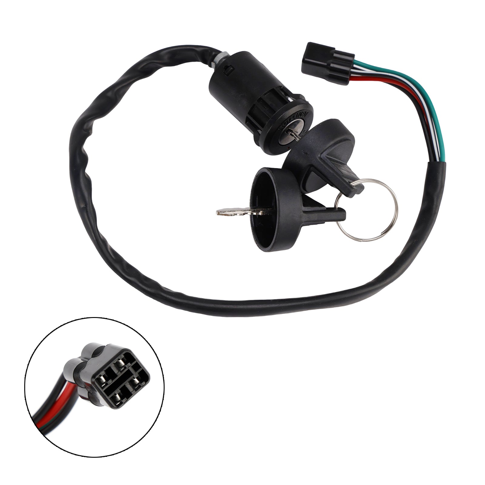 Honda Trx450R 04-09 Er 2006-2009/2012-2014 35100-Hp1-003 Ignition Key Switch