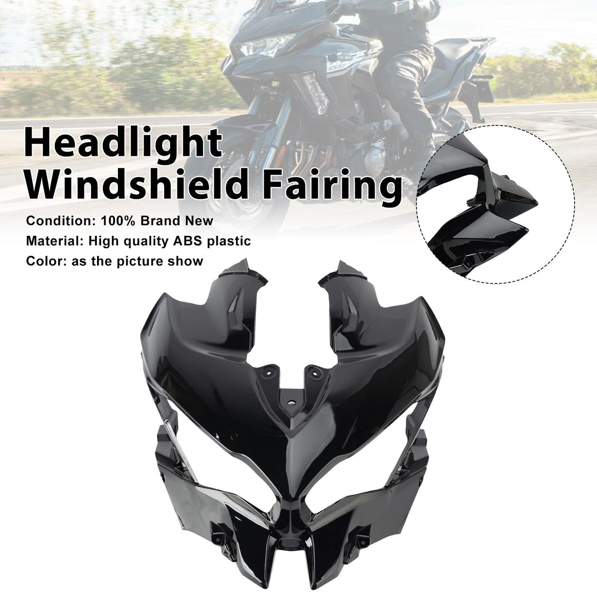 2019-2024 Kawasaki Versys 1000 Headlight Windshield Cover Fairing