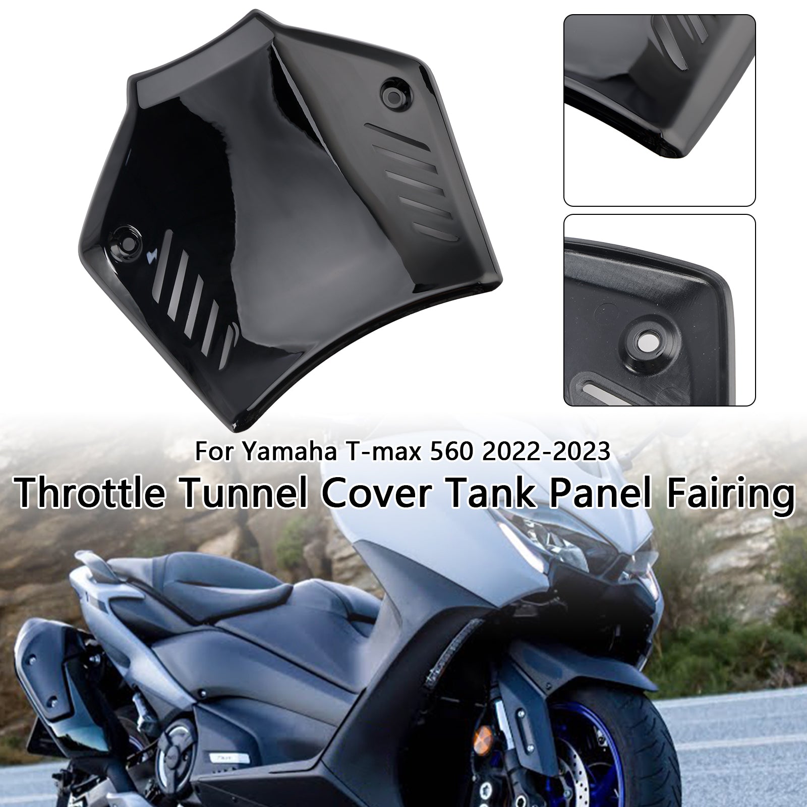 2022 2023 Yamaha Tmax 560 Throttle Tunnel Cover Tank Panel Fairing