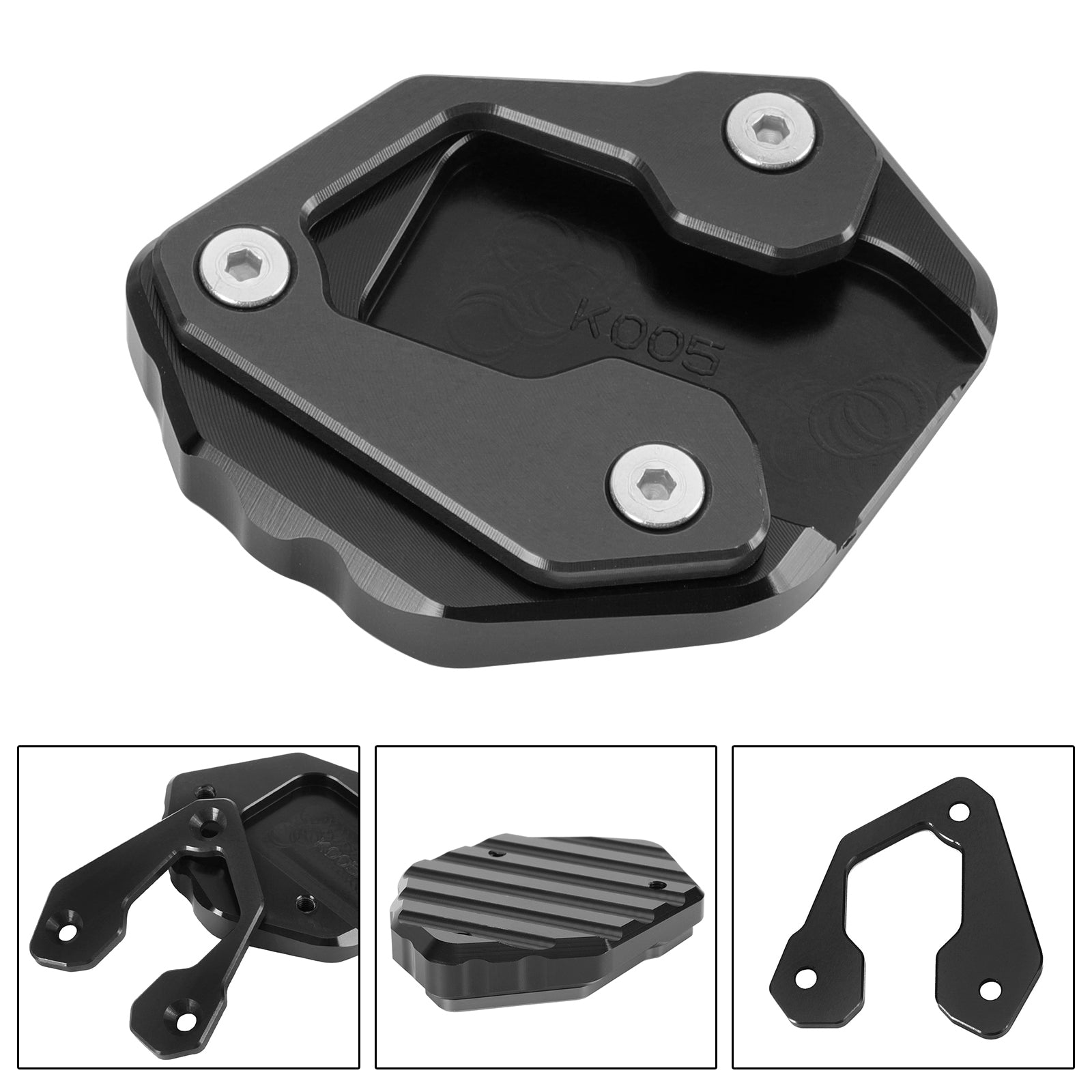 2021-2022 Yamaha MT-09 MT 09 Kickstand Enlarge Plate Pad