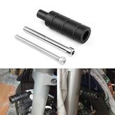 Black M8 M6 Motorcycle Headlight Fog Light Mount Bracket Extender Support Bar