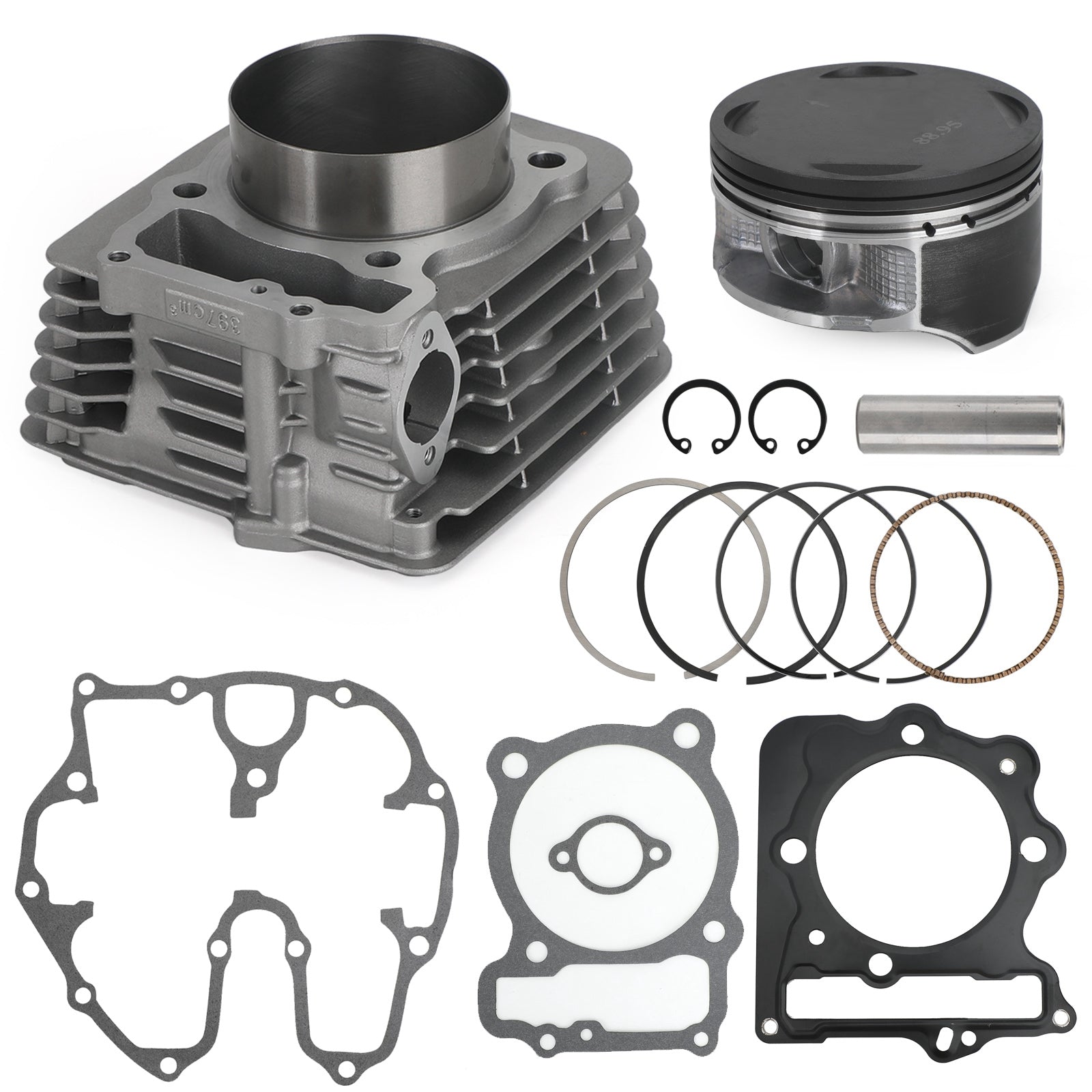 440cc 89mm 1999-2014 Honda TRX400EX TRX400X Big Bore Jug Cylinder Top End Rebuild Kit