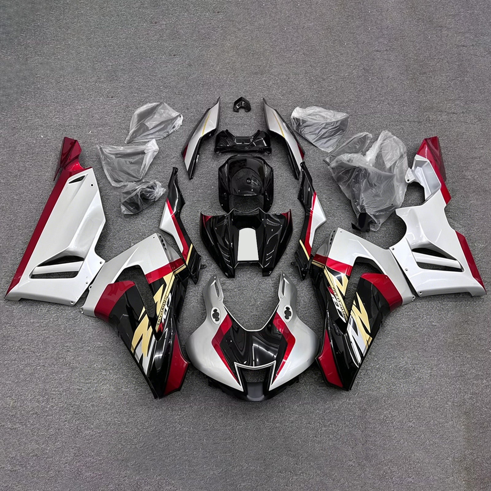Amotopart 2020-2023 Honda CBR1000RR-R White/Black/Red Fairing Kit