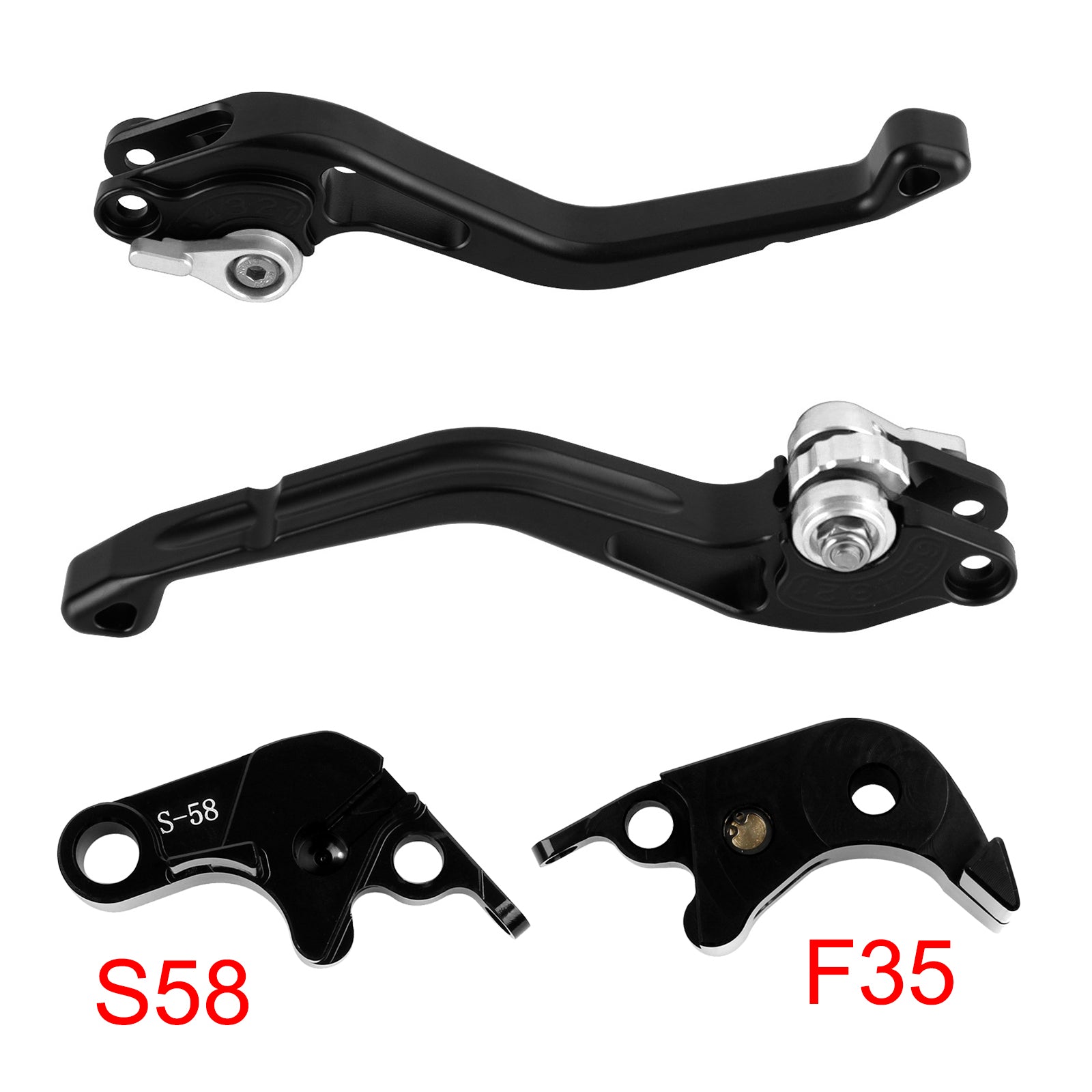 2015 Silver Suzuki GSX-S1000/F NEW Short Clutch Brake Lever