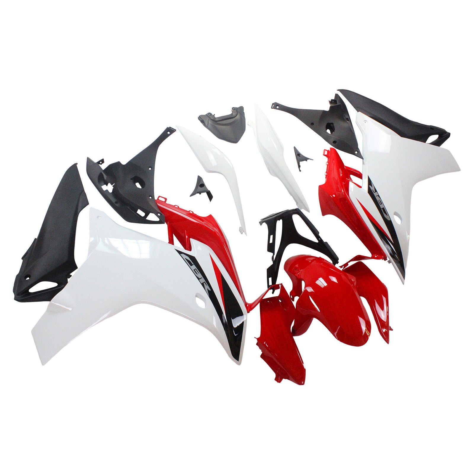 Amotopart 2011-2013 CBR600F Honda Red&White Fairing Kit