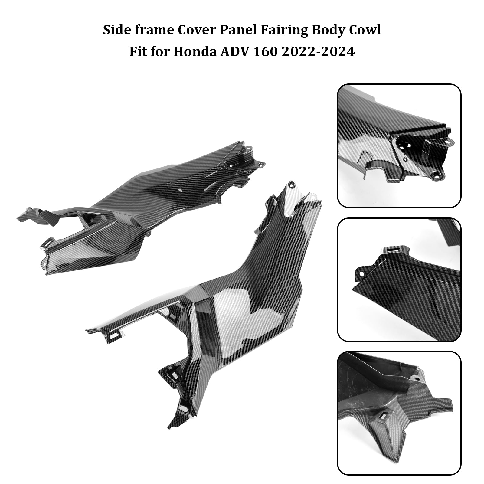 23-24 Honda ADV 160 Side Frame Cover Panel Fairing Body Cowl