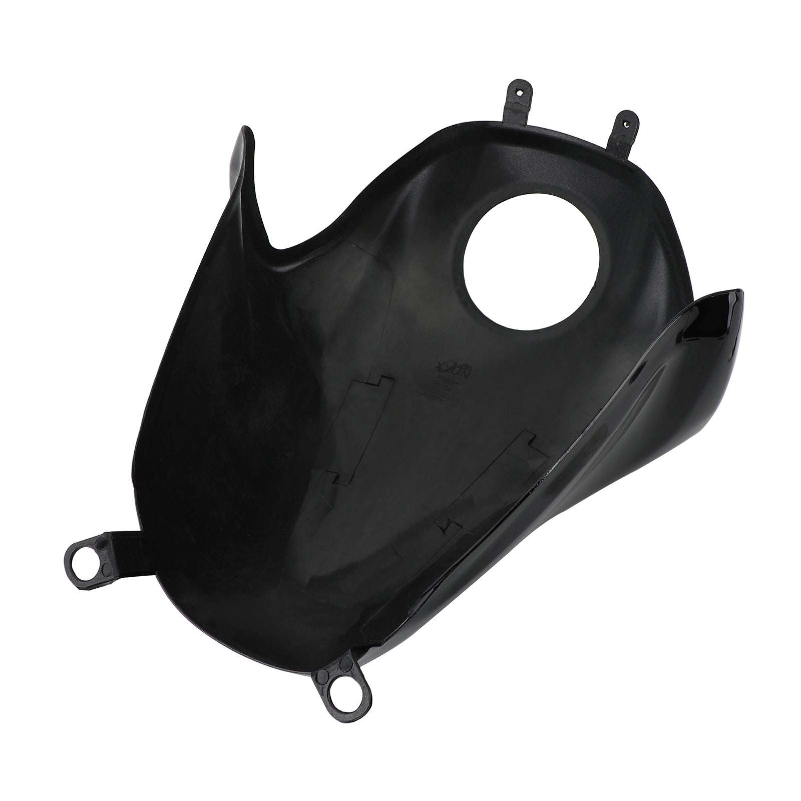 17-19 Kawasaki Z900 motorfiets brandstoftankafdekking beschermer glanzend zwart