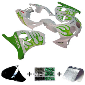 Amotopart 1990-1998 Honda CBR250RR MC22 White Green Fairing Kit