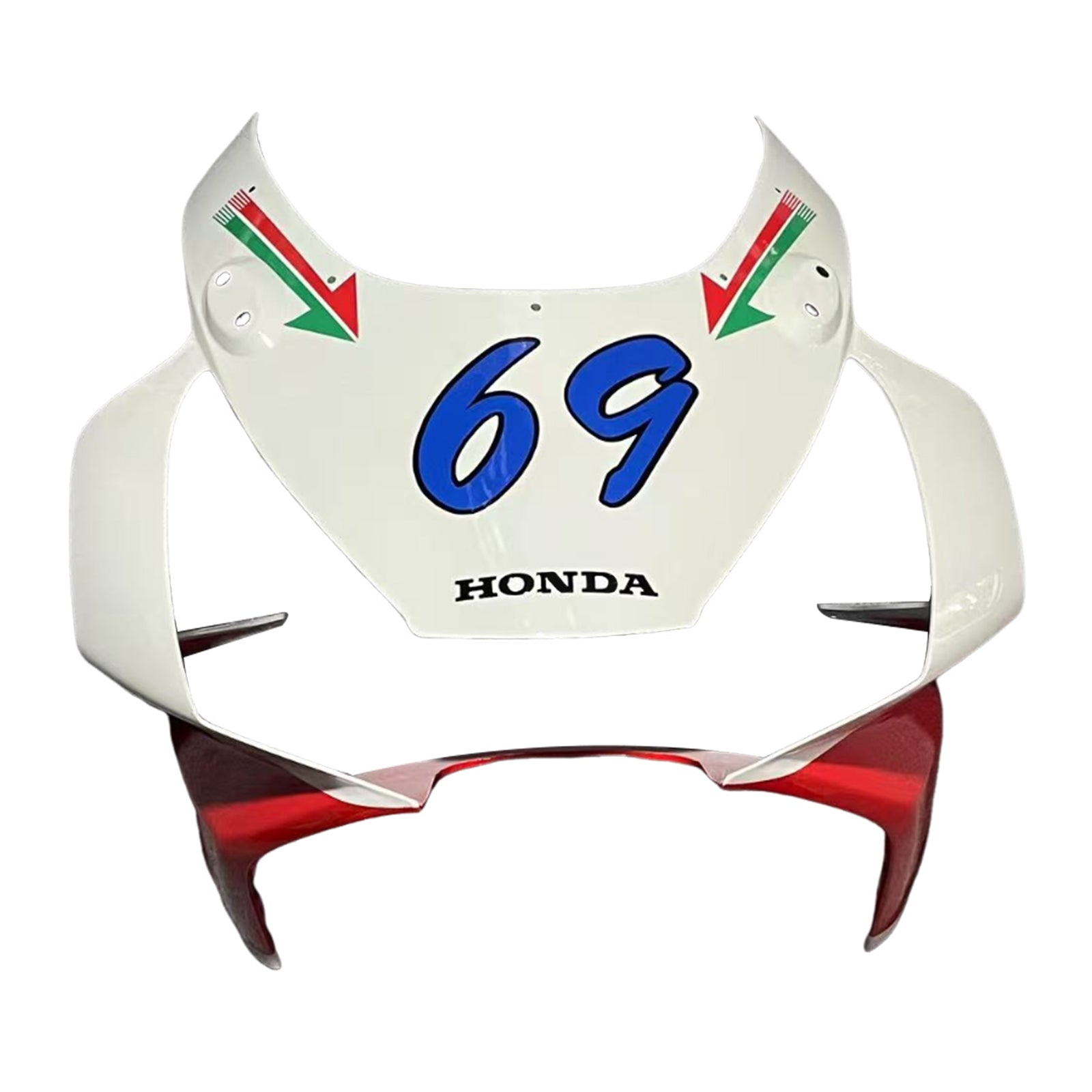 Amotopart 2002-2003 Honda CBR954 White Green Red Line Fairing Kit