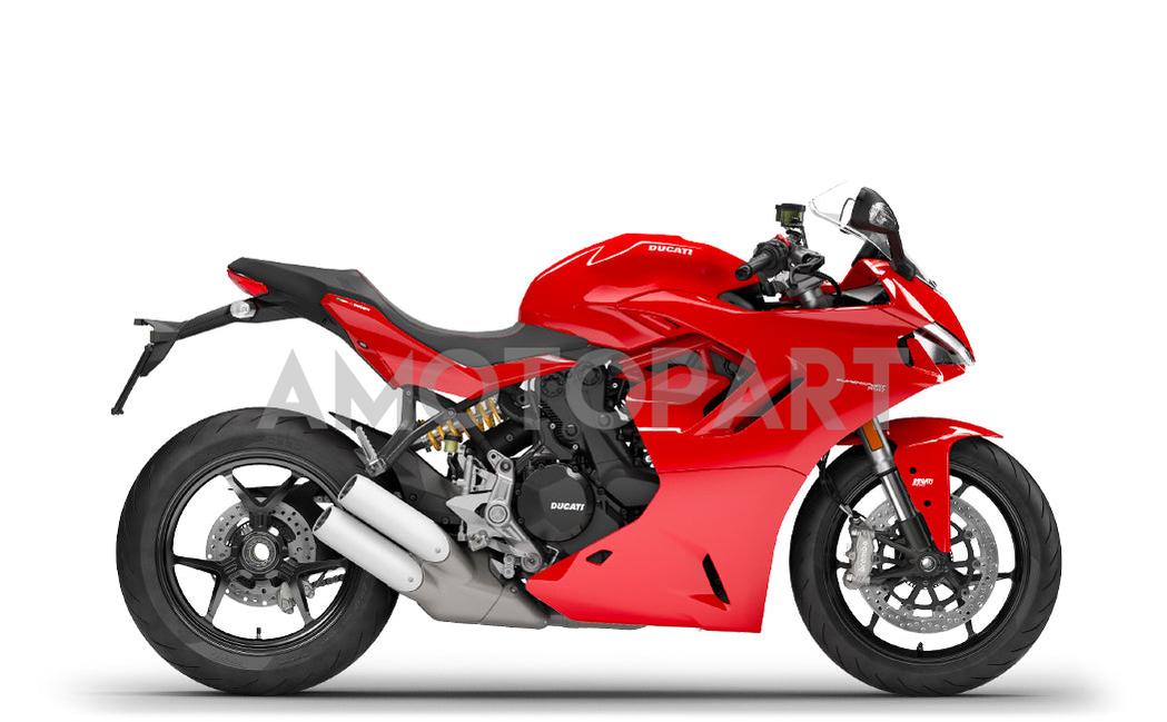 Amotopart 2021-2024 Ducati Supersport 950/950S Schwarzes Rotverkleidungskit