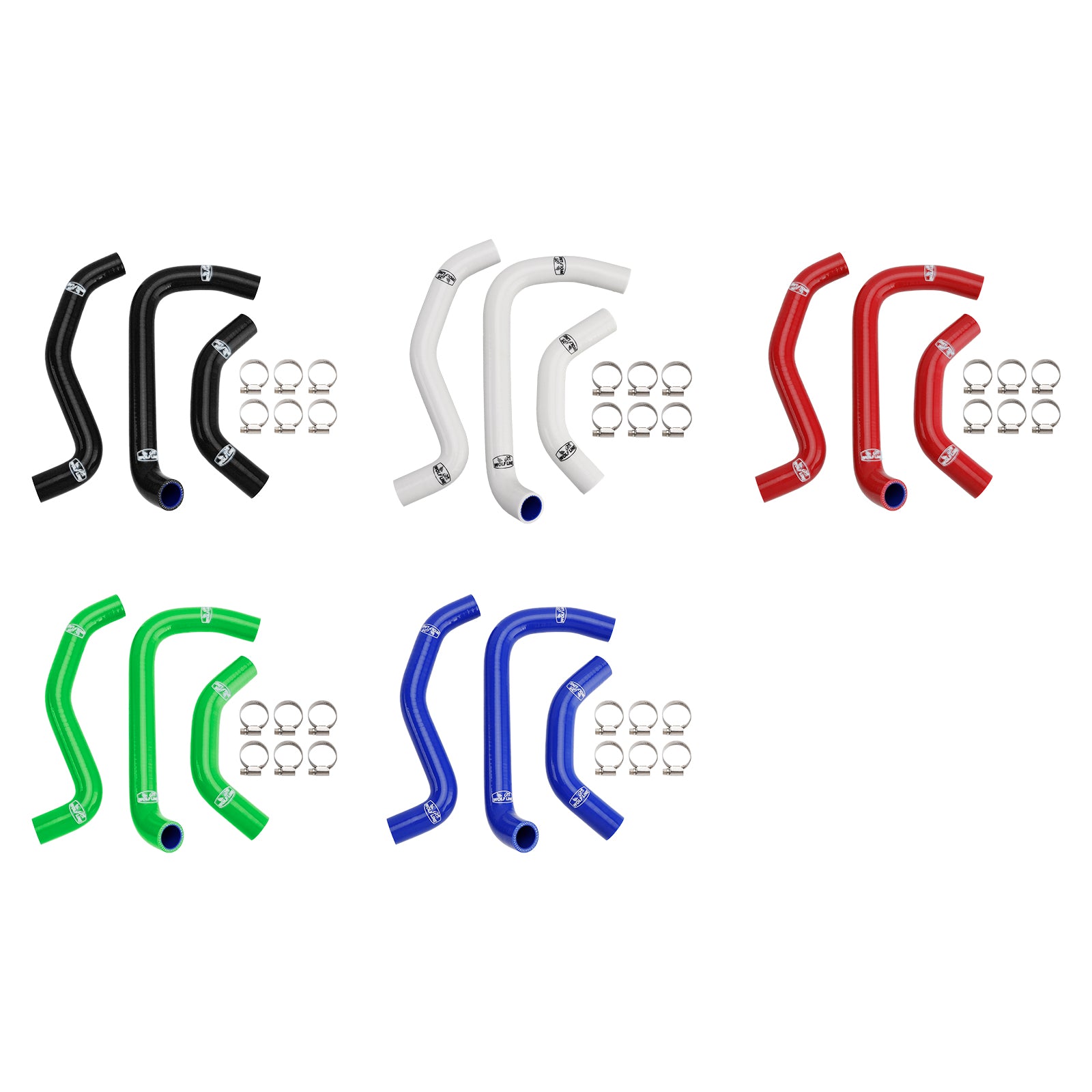 2021-2025 Kawasaki ZX10R ZX-10RR Silicone Radiator coolant Hose