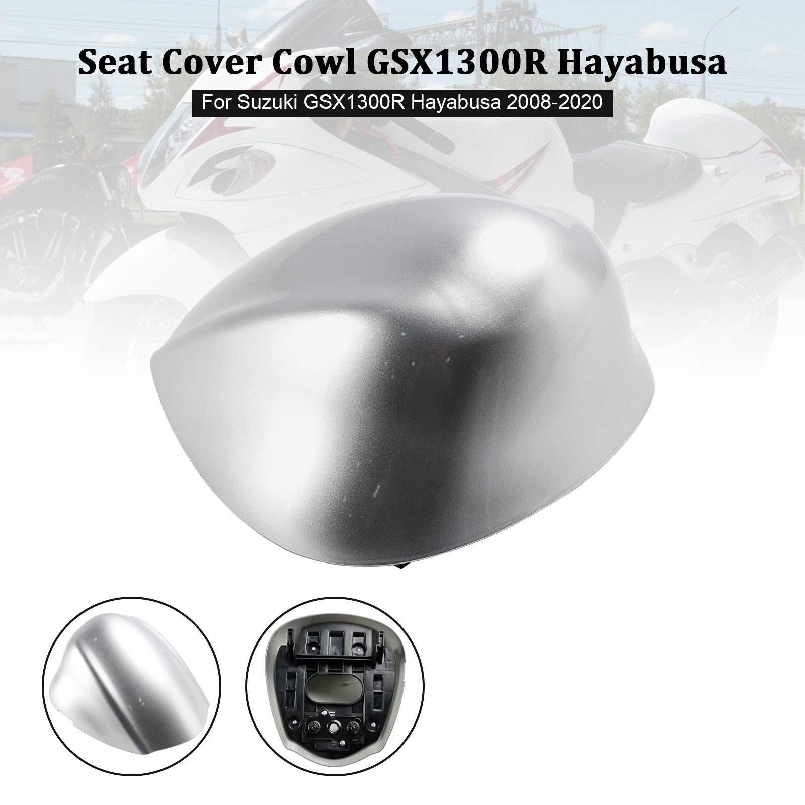 08-20 Suzuki GSX1300R GSX-R1300 Hayabusa Rear Seat Fairing Cover