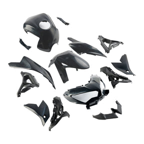 Amotopart 2022-2024 Kawasaki Versys 650/KLE 650 Bodywork Fairing Injection Unpainted Black