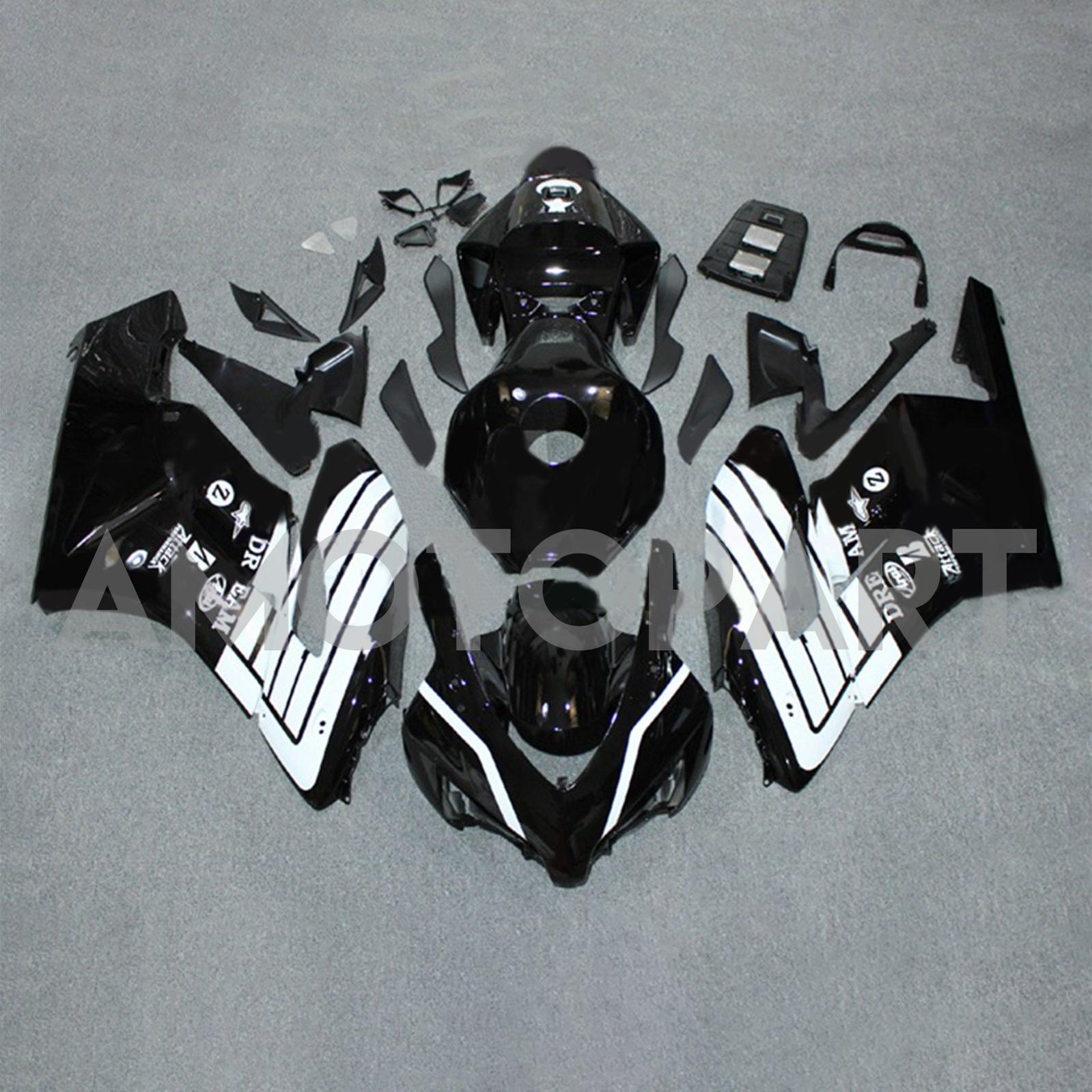 Amotopart 2004-2005 Honda CBR1000RR Black&White Fairing Kit