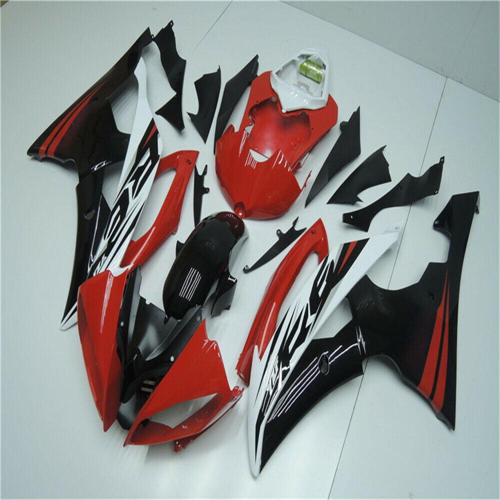 Amotopart 2008-2016 Yamaha YZF 600 R6 Orange Black Fairing Kit