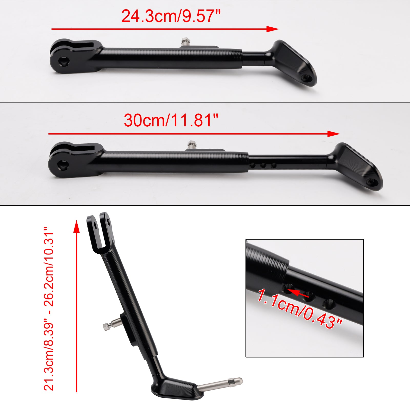 Yamaha MT-07 2025- Adjustable Foot Side Stand Kickstand