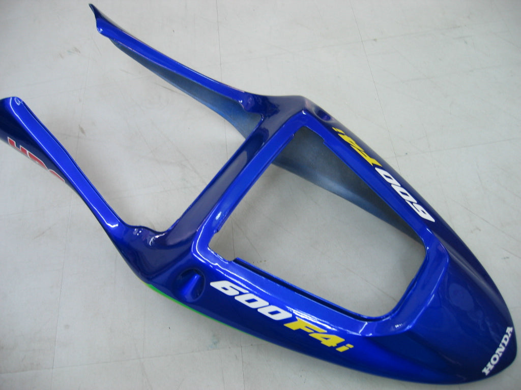 Amotopart 2001-2003 Honda CBR600 F4i Blue&Green Fairing Kit