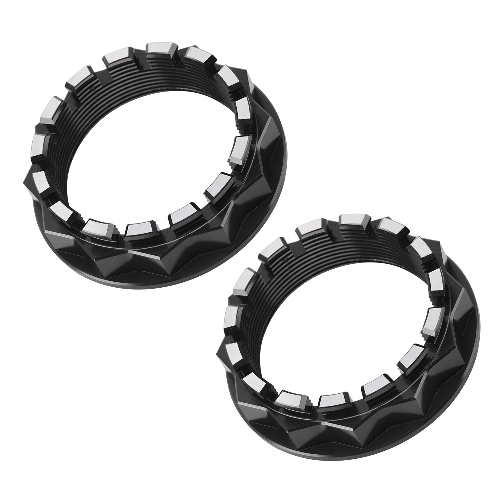 2012-2024 Ducati Panigale 959/1199/1299/V4/R/S2x Rear Wheel Axle Nuts Black
