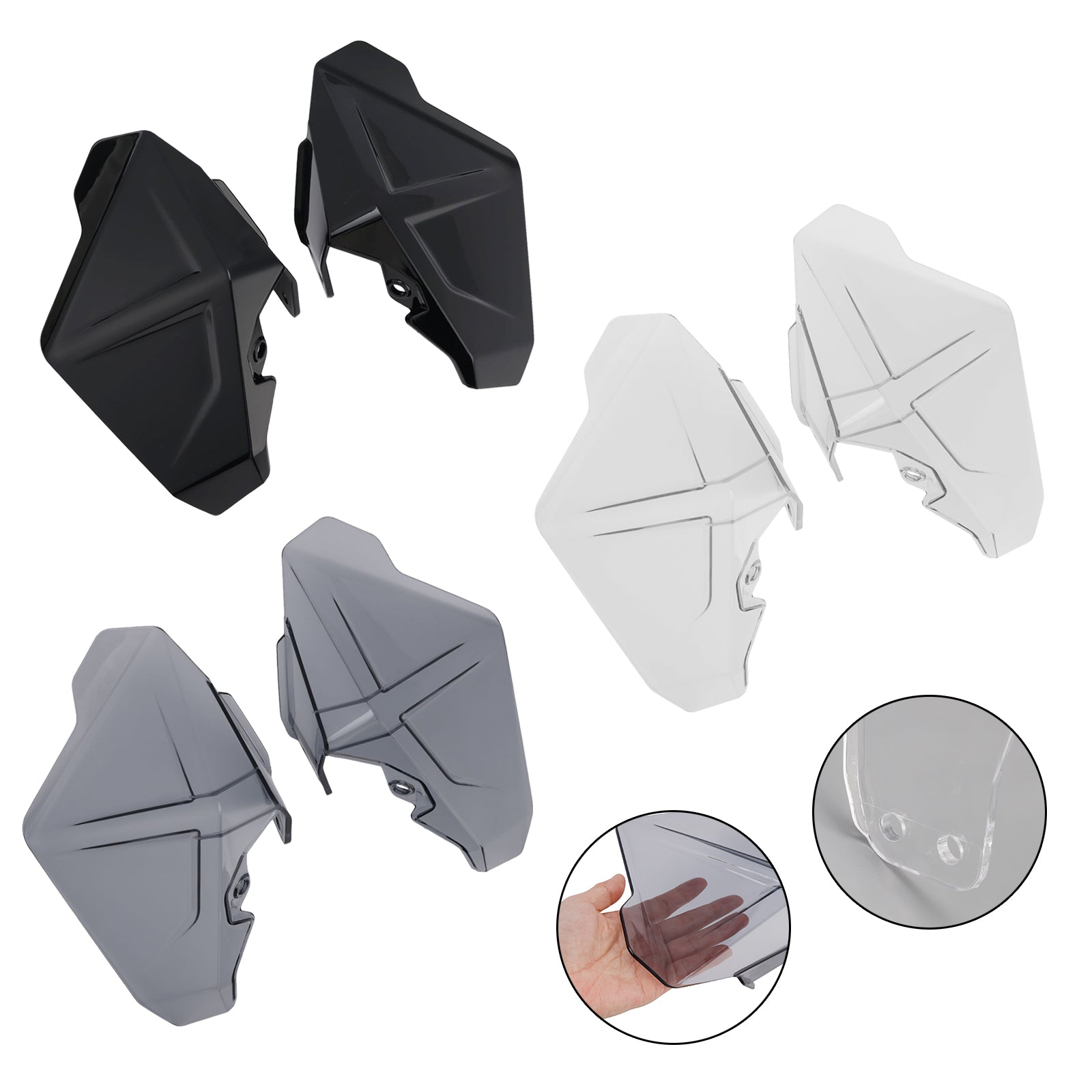 2025-2026 BMW R1300GS ADV Windshield Plate Side Panels
