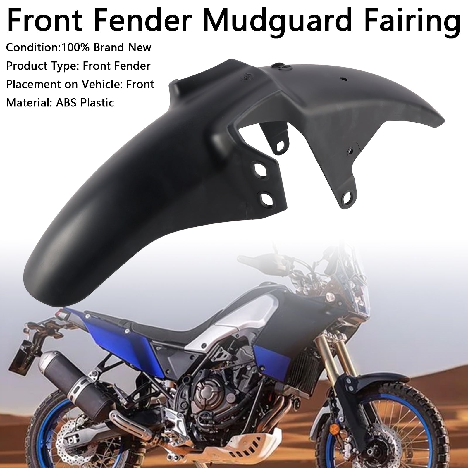 2019-2024 Yamaha Tenere 700 Front Fender Mudguard Fairing