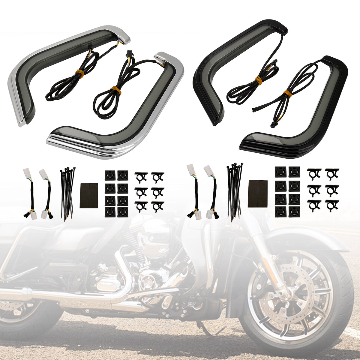 Luces decorativas inferiores Kuryakyn Tracer 2956 para FLHTCU Electra Glide 2006-2013