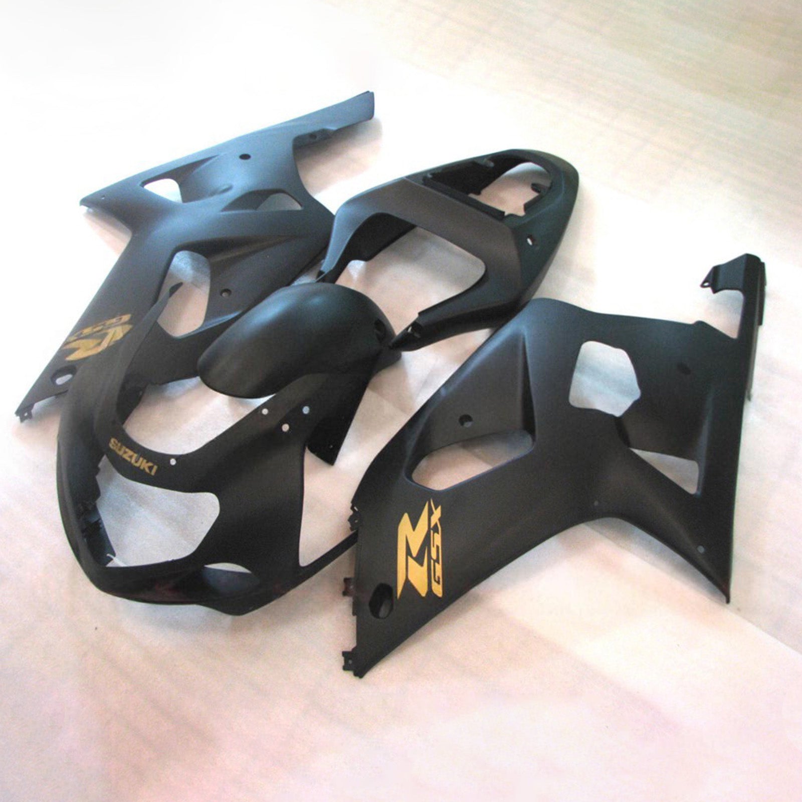 Amotopart Suzuki 2001-2003 GSXR 600 2000-2003 GSXR 750 Black Fairing Kit