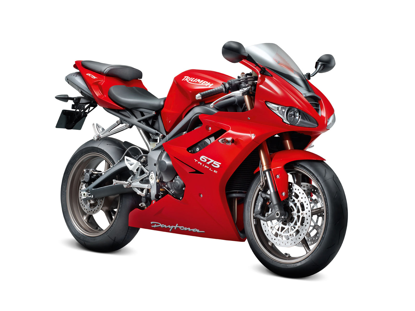 Amotopart 2009-2012 Triumph Daytona 675 Red Fairing Kit