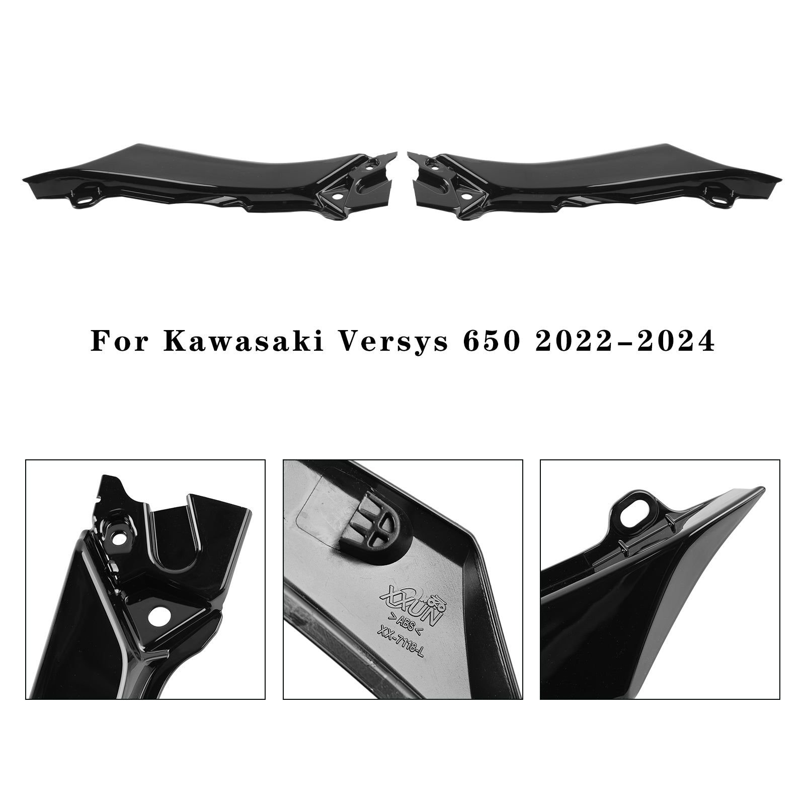 22-24 Kawasaki Versys 650 KLE650 Side Seat Fairing Panel Cowl