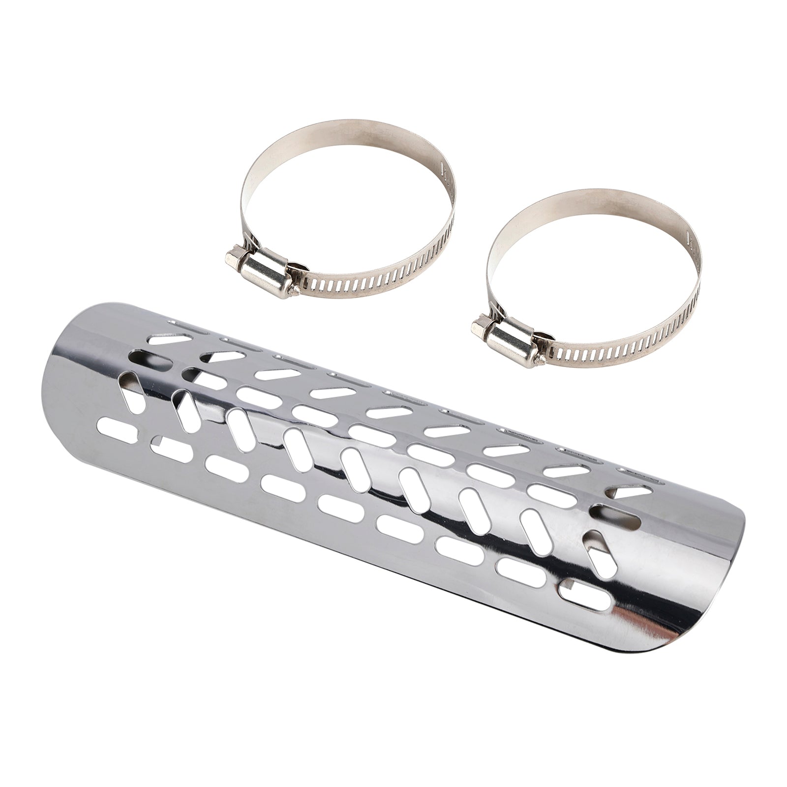 Motorcycle Scooter Cub BlackD Exhaust Side Bracker Cover Steel Decorative Cover