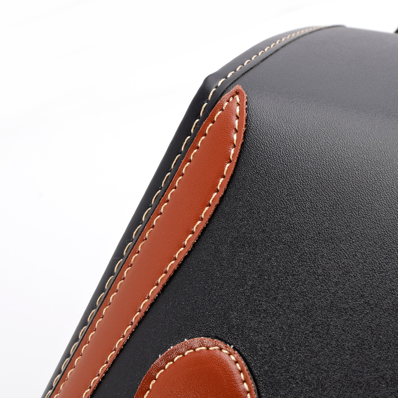 Universal Saddlebag Side Storage Tail Bag Pu Luggage Black 26L For Motorcycle