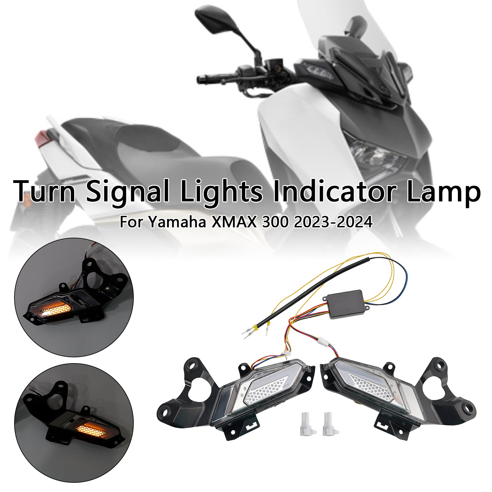 2023-2024 ヤマハ XMAX 300 ターンシグナルライトインジケーターランプ