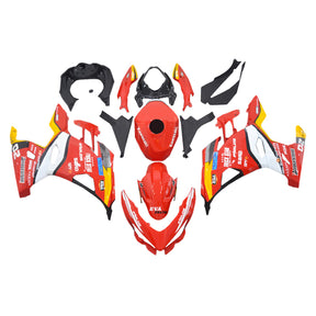 Amotopart Kawasaki 2018-2023 EX400/Ninja400 Red&Yellow Fairing Kit