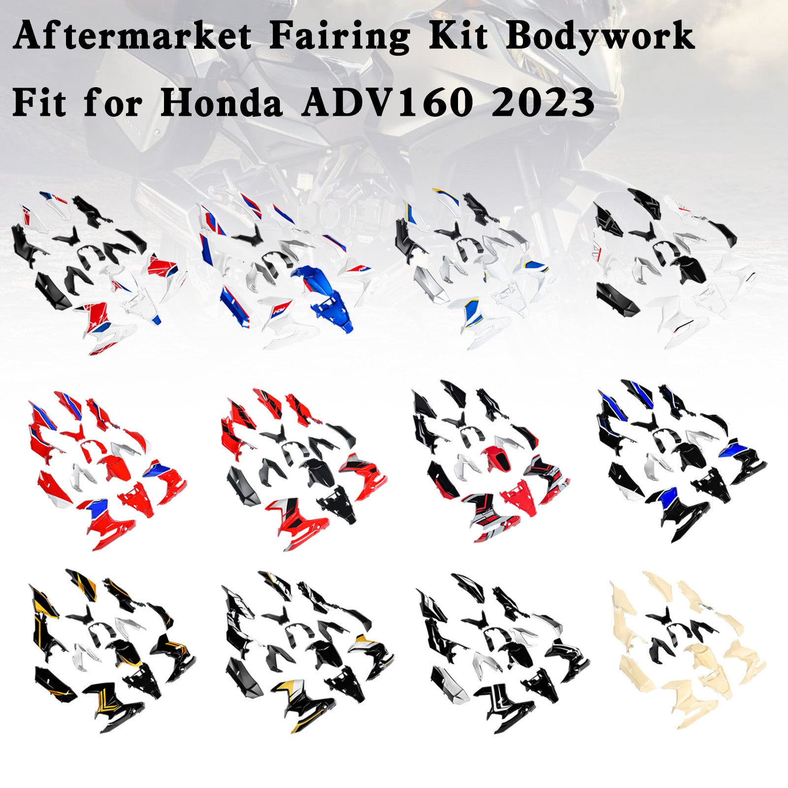 Amotopart 2023-2024 Honda ADV160 Fairing Kit