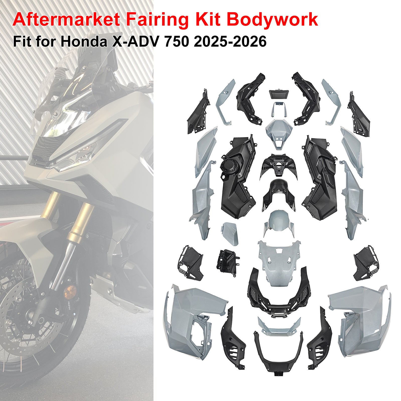 Amotopart 2025-2026 Honda X-ADV 750 Collection de kits de carénage