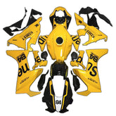 Amotopart 2017-2023 CBR1000RR Honda Yellow&Black Logo Fairing Kit