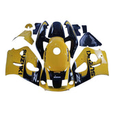 Amotopart Suzuki GSXR600 1996-2000 GSXR750 1996-1999 Black&Yellow Fairing Kit